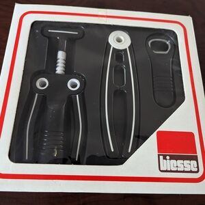 New Vintage 1980s Rare Biesse Personal Bar Set By Pino Spagnuolo